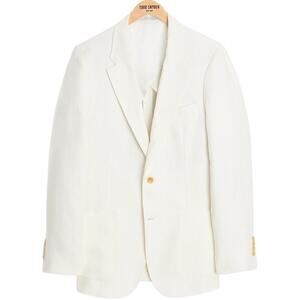 Todd Snyder Italian Linen White Madison Jacket Size 44R